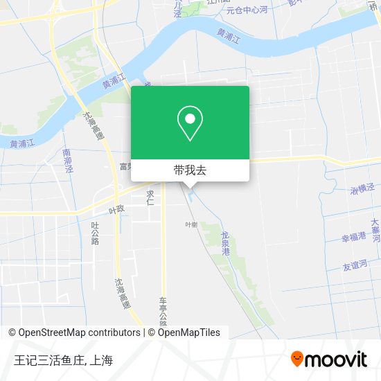 王记三活鱼庄地图
