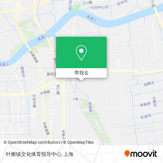 叶榭镇文化体育指导中心地图