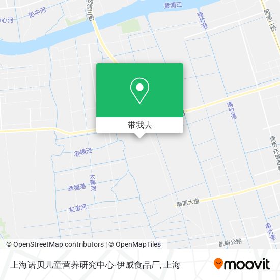 上海诺贝儿童营养研究中心-伊威食品厂地图