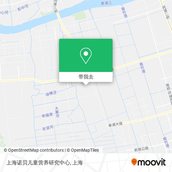 上海诺贝儿童营养研究中心地图