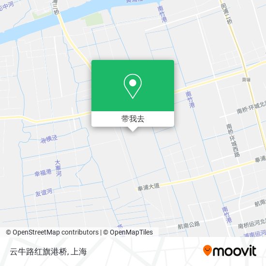 云牛路红旗港桥地图