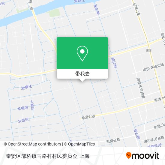 奉贤区邬桥镇马路村村民委员会地图