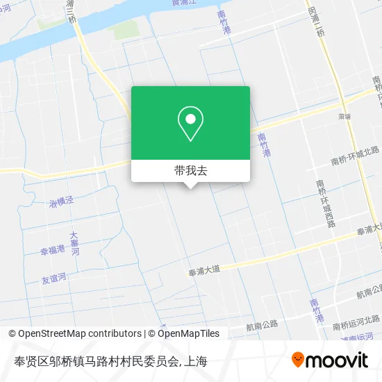 奉贤区邬桥镇马路村村民委员会地图