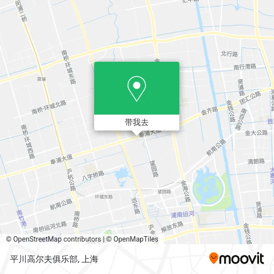 平川高尔夫俱乐部地图
