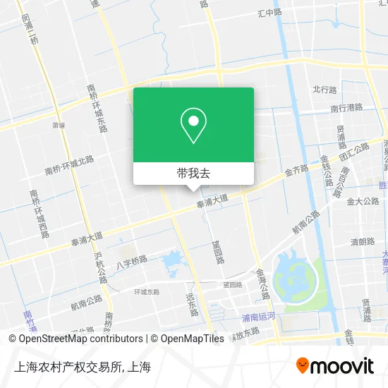 上海农村产权交易所地图