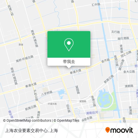 上海农业要素交易中心地图