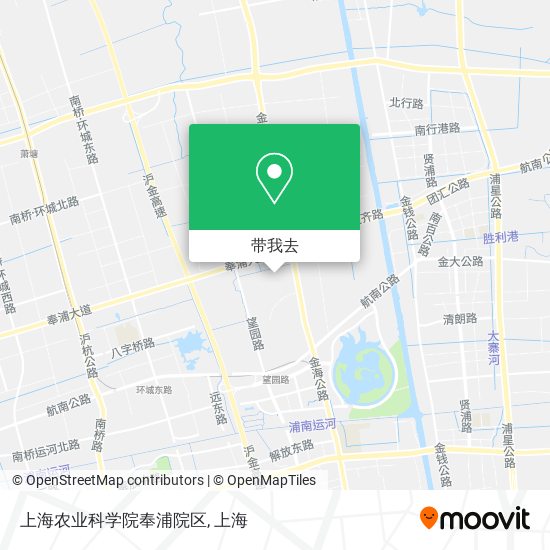 上海农业科学院奉浦院区地图