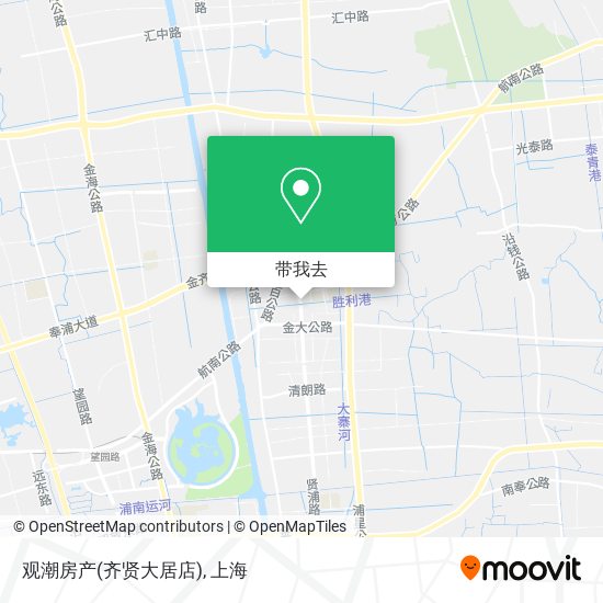 观潮房产(齐贤大居店)地图