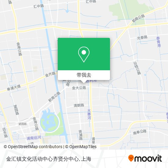 金汇镇文化活动中心齐贤分中心地图