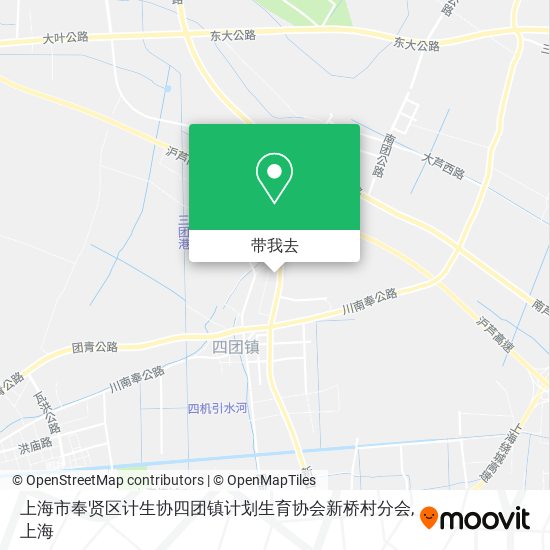 上海市奉贤区计生协四团镇计划生育协会新桥村分会地图
