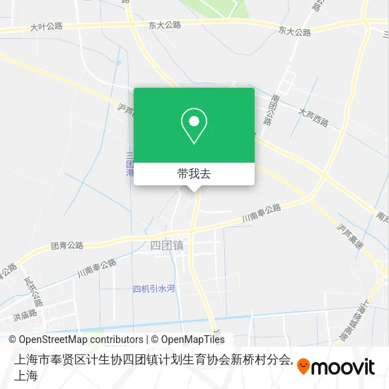 上海市奉贤区计生协四团镇计划生育协会新桥村分会地图