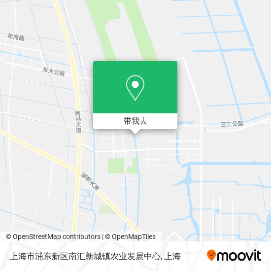 上海市浦东新区南汇新城镇农业发展中心地图