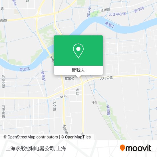 上海求彤控制电器公司地图