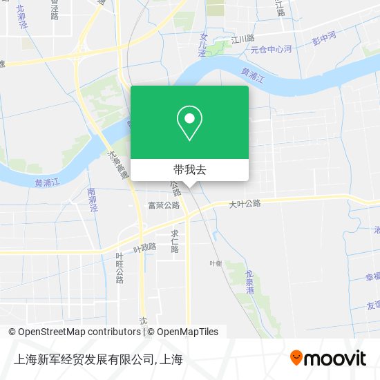 上海新军经贸发展有限公司地图