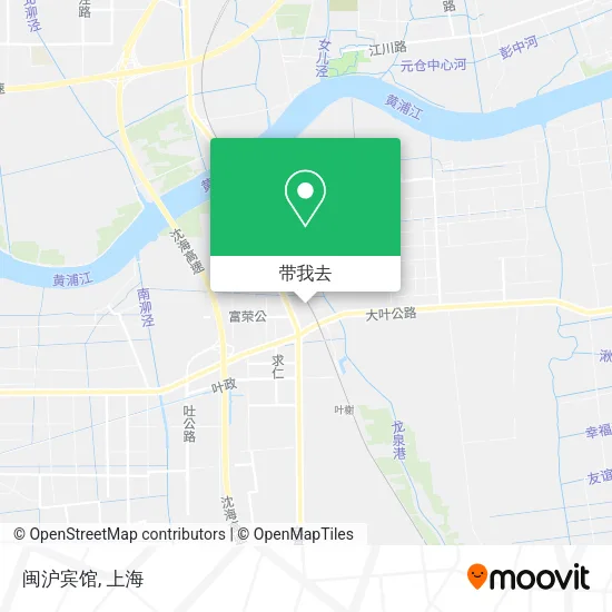 闽沪宾馆地图