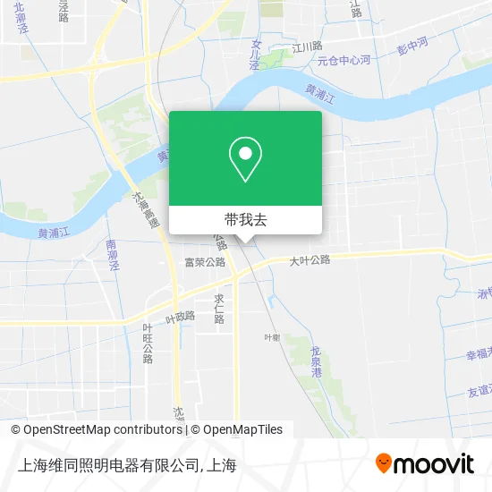 上海维同照明电器有限公司地图
