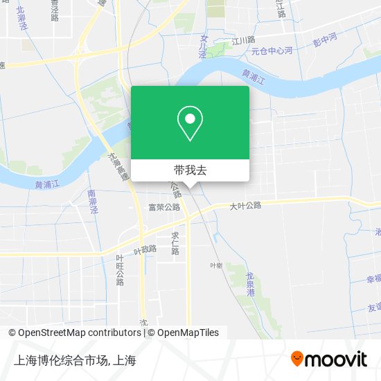上海博伦综合市场地图