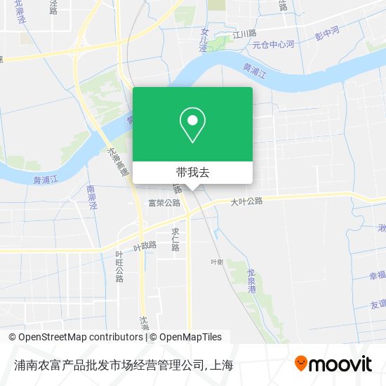 浦南农富产品批发市场经营管理公司地图