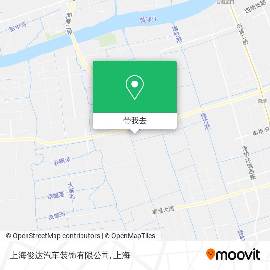 上海俊达汽车装饰有限公司地图