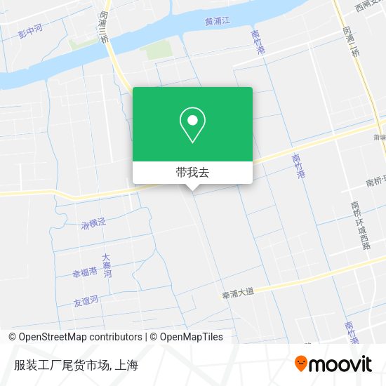 服装工厂尾货市场地图