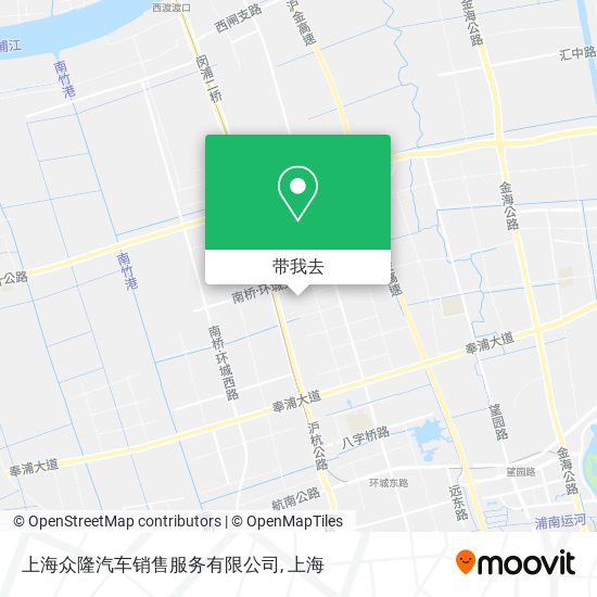 上海众隆汽车销售服务有限公司地图