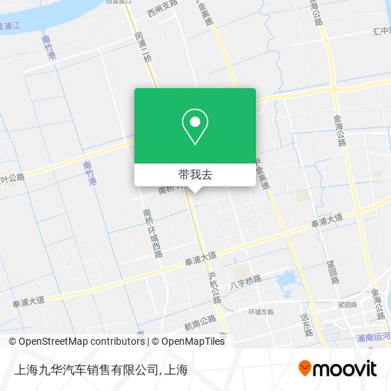 上海九华汽车销售有限公司地图