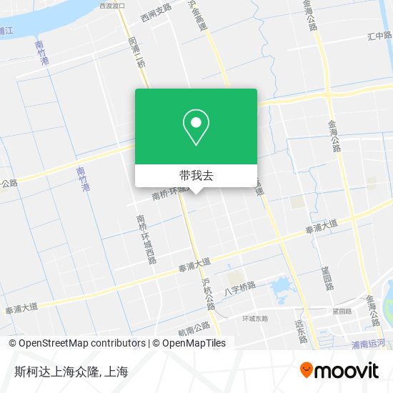斯柯达上海众隆地图
