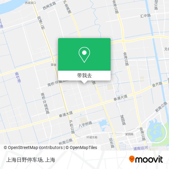 上海日野停车场地图