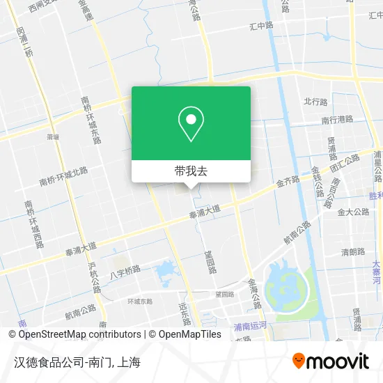 汉德食品公司-南门地图