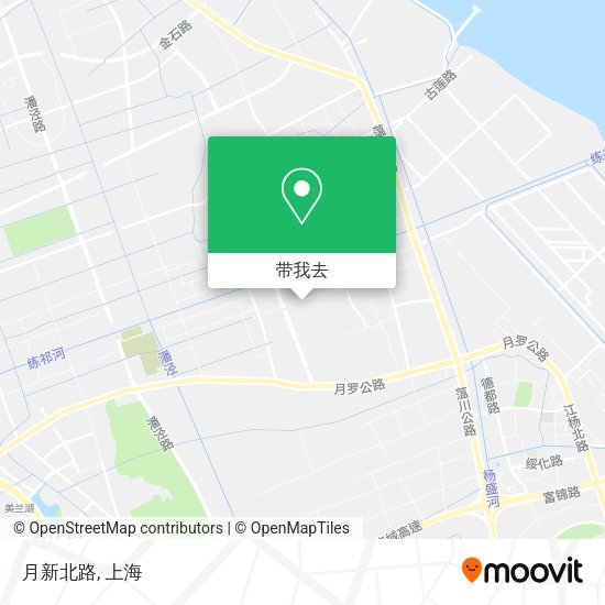 月新北路地图