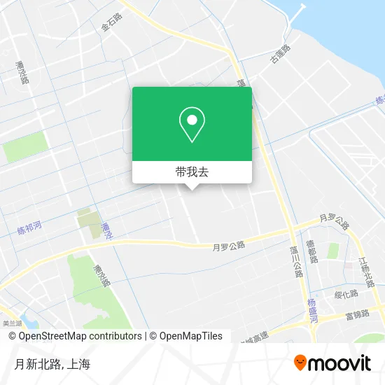 月新北路地图