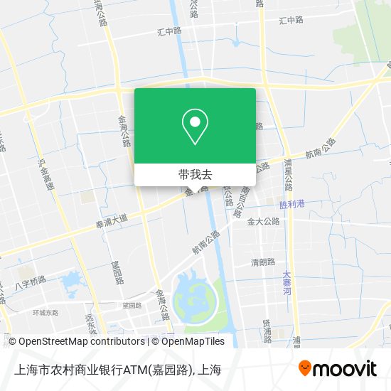 上海市农村商业银行ATM(嘉园路)地图