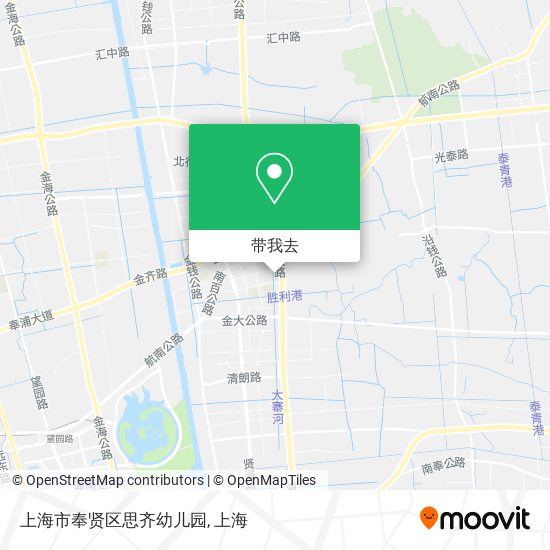 上海市奉贤区思齐幼儿园地图