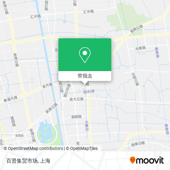 百贤集贸市场地图