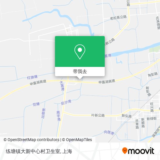 练塘镇大新中心村卫生室地图