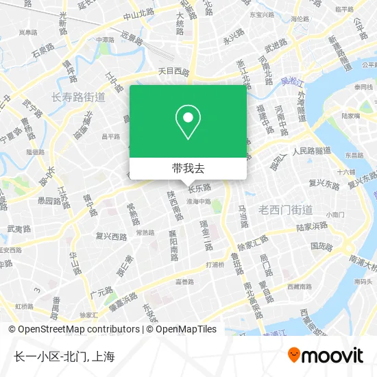 长一小区-北门地图