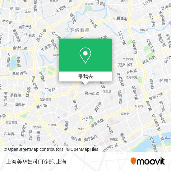 上海美华妇科门诊部地图