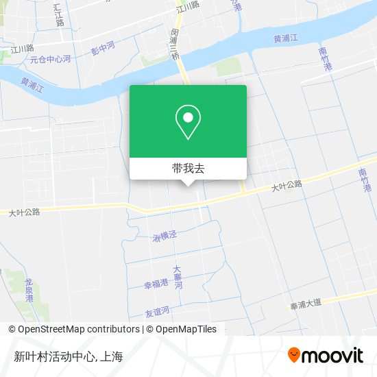 新叶村活动中心地图