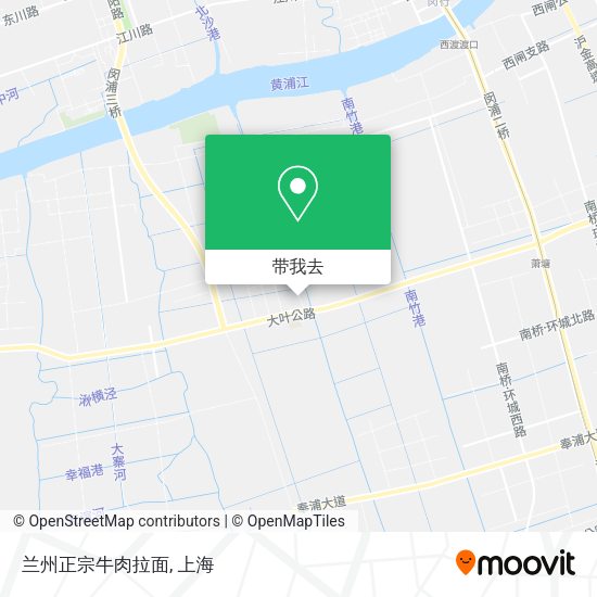 兰州正宗牛肉拉面地图