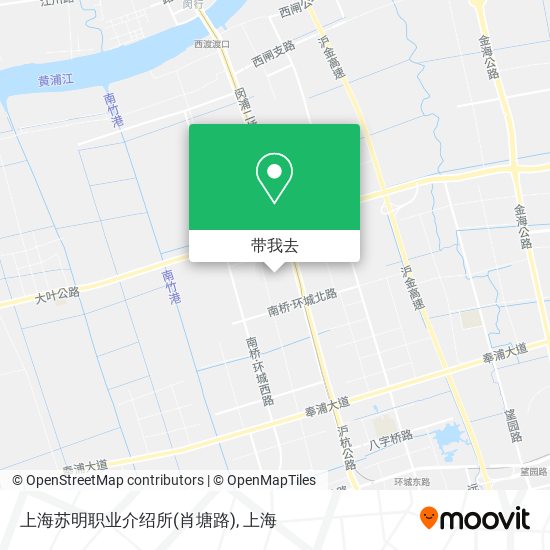 上海苏明职业介绍所(肖塘路)地图