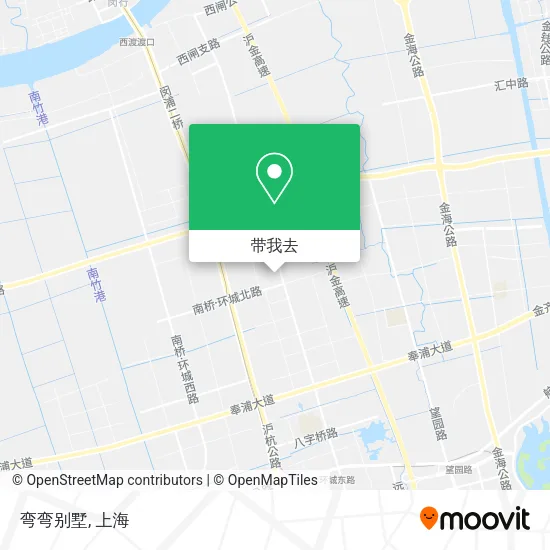 弯弯别墅地图