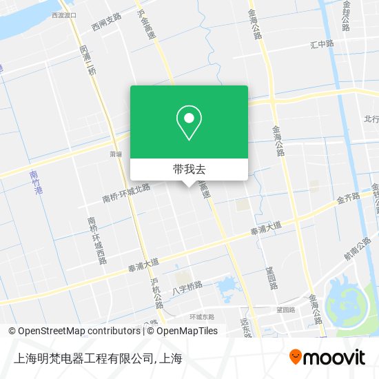 上海明梵电器工程有限公司地图