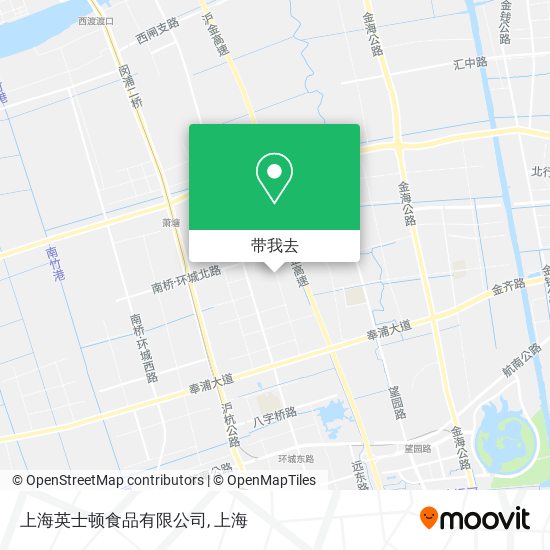 上海英士顿食品有限公司地图