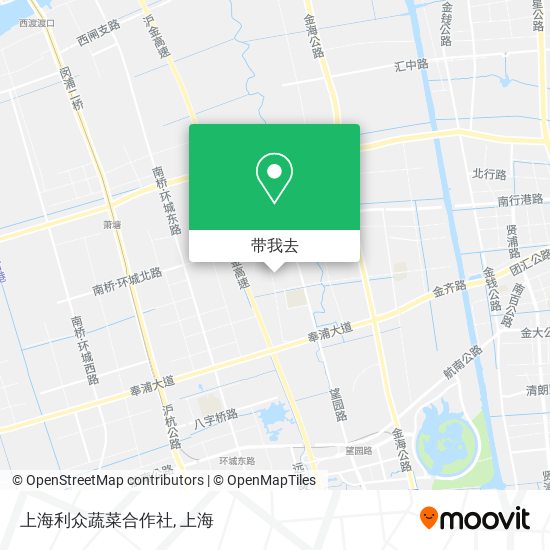 上海利众蔬菜合作社地图