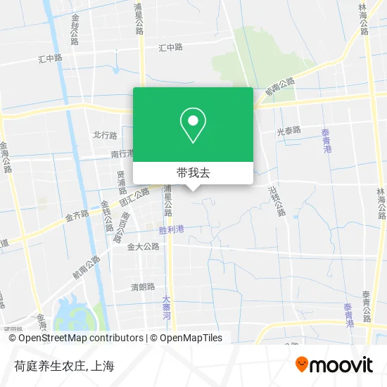 荷庭养生农庄地图