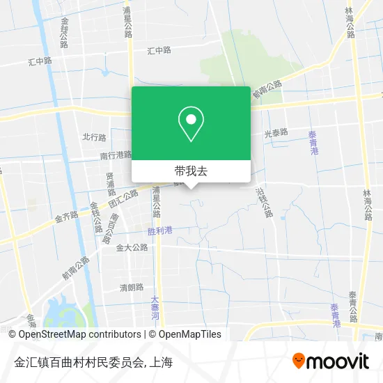 金汇镇百曲村村民委员会地图
