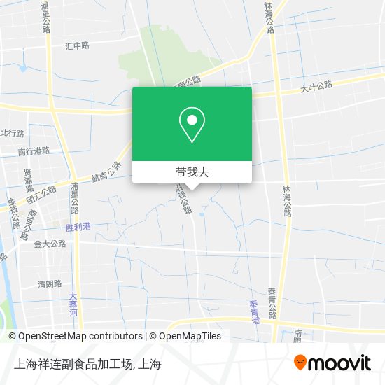 上海祥连副食品加工场地图