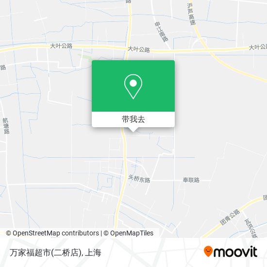 万家福超市(二桥店)地图