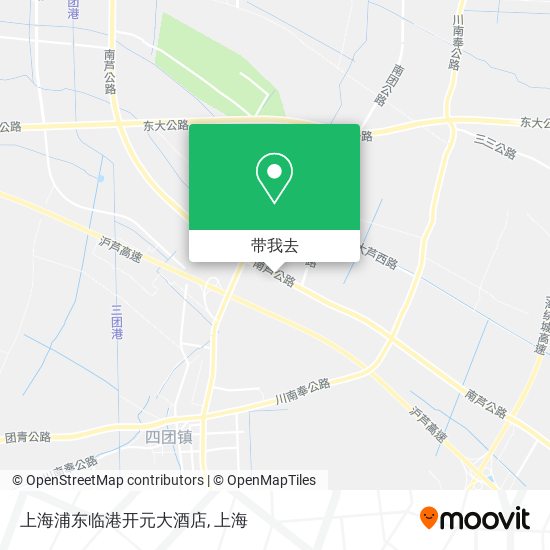 上海浦东临港开元大酒店地图