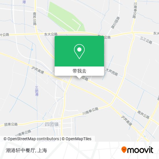 潮港轩中餐厅地图